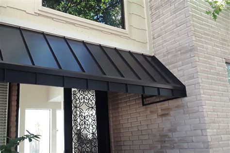 metal house awnings|residential metal awnings.